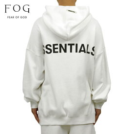 フィアオブゴッド fog essentials パーカー メンズ 正規品 FEAR OF GOD プルオーバーパーカー ロゴ FOG - FEAR OF GOD ESSENTIALS 3M LOGO PULLOVER HOODIE WHITE