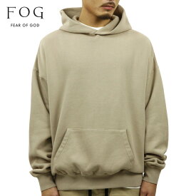 フィアオブゴッド fog essentials パーカー メンズ 正規品 FEAR OF GOD プルオーバーパーカー FOG - FEAR OF GOD ESSENTIALS PULLOVER HOODIE TAN