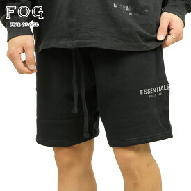 【ポイント10倍 6/1 0:00～6/1 23:59】 フィアオブゴッド fog essentials ショートパンツ メンズ 正規品 FEAR OF GOD エッセンシャルズ ボトムス スウェットショートパンツ FOG - FEAR OF GOD ESSENTIALS SWEAT SHORTS BLACK 父の日 プレゼント ラッピング