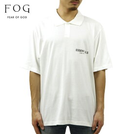 フィアオブゴッド fog essentials ポロシャツ メンズ 正規品 FEAR OF GOD エッセンシャルズ ポロシャツ FOG - FEAR OF GOD ESSENTIALS POLO SHIRT WHITE