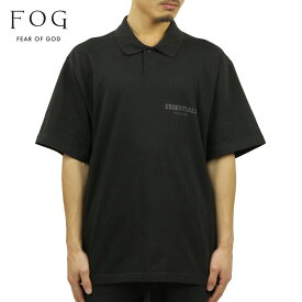 フィアオブゴッド fog essentials ポロシャツ メンズ 正規品 FEAR OF GOD エッセンシャルズ ポロシャツ FOG - FEAR OF GOD ESSENTIALS POLO SHIRT BLACK