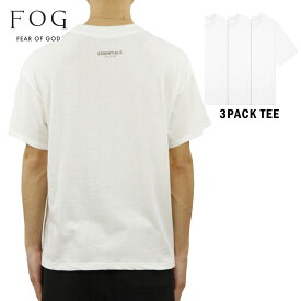 フィアオブゴッド fog essentials Tシャツ メンズ 正規品 FEAR OF GOD エッセンシャルズ 3パック 半袖Tシャツ 3枚組 FOG - FEAR OF GOD ESSENTIALS 3 PACK T-SHIRTS WHITE