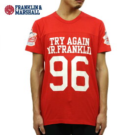フランクリン マーシャル Tシャツ 正規販売店 FRANKLIN＆MARSHALL 半袖Tシャツ FOOTBALL TEE TSMVA265 D15S25