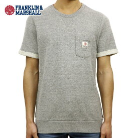 フランクリン マーシャル FRANKLIN＆MARSHALL 正規販売店 メンズ 半袖スエット FLEECE TEE SPORT GREY MEL FLMCA039 43181-4104 D15S25