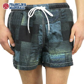 フランクリン マーシャル FRANKLIN＆MARSHALL 正規販売店 メンズ スイムパンツ SWIM PANTS INDIGO PATCHWORK BWUA9031 43181-7002 D00S20