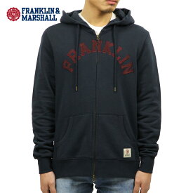 フランクリン マーシャル パーカー メンズ 正規販売店 FRANKLIN＆MARSHALL ARCH LOGO ZIP UP PARKA NAVY FLMVA118AM 4087 D00S20