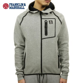 フランクリン マーシャル パーカー メンズ 正規販売店 FRANKLIN＆MARSHALL ZIP UP FLEECE PARKA DARK GREY MELANGE FLMLA150AM 4111 D00S20