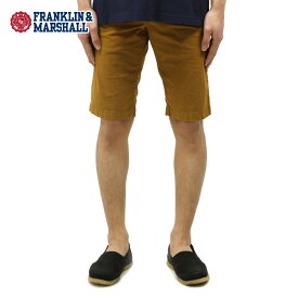 フランクリン マーシャル ショートパンツ メンズ 正規販売店 FRANKLIN＆MARSHALL ボトムス CHINO SHORTPANTS GOLDEN BROWN STMF397AN 2016 2108 D00S15