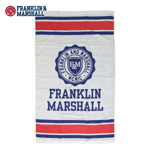 �t�����N���� �}�[�V���� FRANKLIN��MARSHALL ���K�̔��X �^�I�� BEACH TOWEL LIGHT GREY MELANGE BTUA940 7021 0397 D00S15