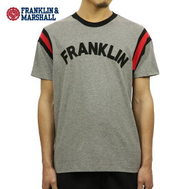 フランクリン マーシャル Tシャツ 正規販売店 FRANKLIN＆MARSHALL 半袖Tシャツ クルーネック CREW NECK TEE MEDIUM GREY MELANGE TSMF392AM 2197