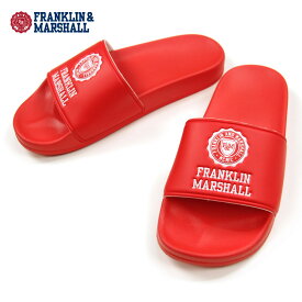 フランクリン マーシャル FRANKLIN＆MARSHALL 正規販売店 メンズ シャワーサンダル SHOWER SANDAL FIRE RED FTUA983 241