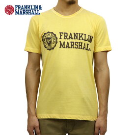 10%OFFクーポンセール 【利用期間 4/24 20:00～4/27 9:59】 フランクリン マーシャル Tシャツ 正規販売店 FRANKLIN＆MARSHALL 半袖Tシャツ クルーネック LOGO TEE GOLDSAND TSMF182AN 45181 4010