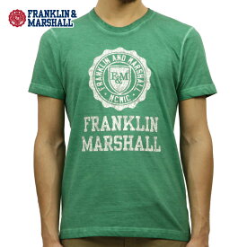 フランクリン マーシャル Tシャツ 正規販売店 FRANKLIN＆MARSHALL 半袖Tシャツ クルーネック LOGO TEE BRIGHT GREEN TSMF188AN 45181 4013