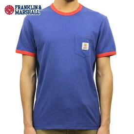 フランクリン マーシャル Tシャツ 正規販売店 FRANKLIN＆MARSHALL 半袖Tシャツ クルーネック RINGER TEE OLYMPIC TSMF192AM 45181 4015