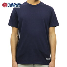 フランクリン マーシャル Tシャツ 正規販売店 FRANKLIN＆MARSHALL 半袖Tシャツ クルーネック FRANKLIN TEE TSMF103 4008 NAVY