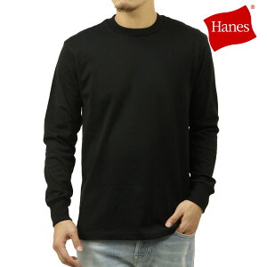 wCY Y TVc K̔X Hanes N[lbN N n HANES KURO LONG SLEEVE THE BEST OF BLACK T-SHIRTS 1P HM4-C201 090 BLACK