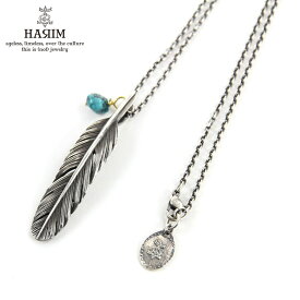 ハリム HARIM ネックレス HARIM FEATHER CENTER S OX NECKLACE SET HRP120 OX SILVER 925 OXIDIZED BLACK