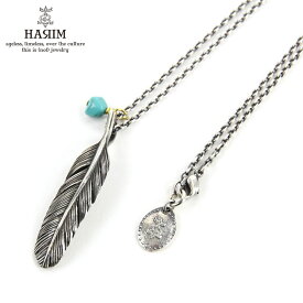 ハリム HARIM ネックレス HARIM FEATHER RIGHT S OX NECKLACE SET HRP123 OX SILVER 925 OXIDIZED BLACK