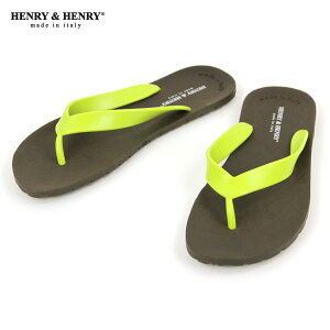 w[Ahw[ HENRYHENRY K̔X T_ tbp[ FRIPPER SANDAL MARRON / LIME 29/7