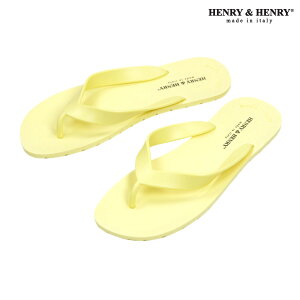 ヘンリーアンドヘンリー HENRY&HENRY 正規販売店 サンダル フリッパー FRIPPER SANDAL GIALLO/BIANCO 38/31