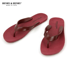 ヘンリーアンドヘンリー HENRY＆HENRY 正規販売店 サンダル フリッパー FRIPPER SANDAL WINE（BORDEAUX） 48