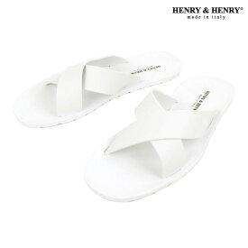 ヘンリーアンドヘンリー HENRY＆HENRY 正規販売店 メンズ レディース ビーチサンダル クロス CROSS SANDAL