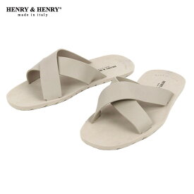 ヘンリーアンドヘンリー HENRY＆HENRY 正規販売店 サンダル CROSS SANDAL BEIGE 45