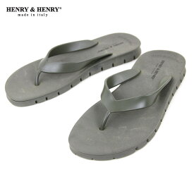 ヘンリーアンドヘンリー サンダル メンズ レディース 正規販売店 HENRY＆HENRY トングサンダル ビーチサンダル RUN SANDAL ANTHRACITE 27 クリスマス プレゼント ラッピング