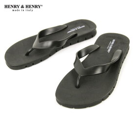 ヘンリーアンドヘンリー サンダル メンズ レディース 正規販売店 HENRY＆HENRY トングサンダル ビーチサンダル RUN SANDAL NERO 31