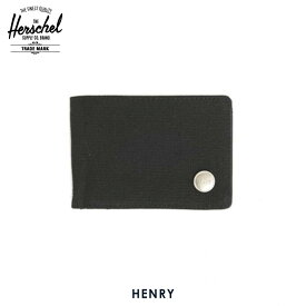 ハーシェル 財布 正規販売店 Herschel Supply ハーシェルサプライ ウォレット 10043-00087-OS Henry Black 財布 D15S25