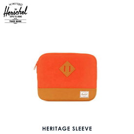 ハーシェル タブレットケース 正規販売店 Herschel Supply ハーシェルサプライ 10055-00022-OS Heritage Sleeve for iPad Camper Orange iPadケース ハーシェル D15S25