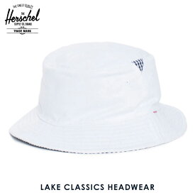 20%OFFセール 【販売期間 5/9 20:00～5/16 1:59】 ハーシェル ハット 正規販売店 Herschel Supply ハーシェルサプライ 帽子 Lake S/M Classics Headwear 1025-0052-SM White/Navy Gingham D15S25