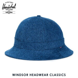 �n�[�V�F�� �n�b�g ���K�̔��X Herschel Supply �n�[�V�F���T�v���C �X�q Windsor HEADWEAR CLASSICS 1029-0083-OS Mid Wash Denim D15S25