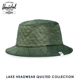 ハーシェル ハット 正規販売店 Herschel Supply ハーシェルサプライ 帽子 Lake S/M HEADWEAR QUILTED COLLECTION 1025-0108-SM Army Quilted Nylon D15S25