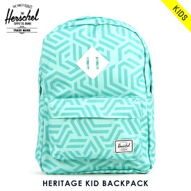 【ポイント10倍 販売期間 11/14 10:00〜11/17 9:59】 ハーシェル バッグ 正規販売店 Herschel Supply ハーシェルサプライ バッグ リュックサック HERITAGE KID BACKPACK 10073-01208-OS TEAL METRIC/WHITE RUBBER D00S20