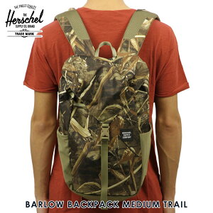�n�[�V�F�� �o�b�O ���K�̔��X Herschel Supply �n�[�V�F���T�v���C �o�b�O BARLOW BACKPACK MEDIUM TRAIL 10270-01454-OS REALTREE D00S15