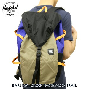 �n�[�V�F�� �o�b�N�p�b�N ���K�̔��X Herschel Supply �n�[�V�F���T�v���C �����b�N�T�b�N �o�b�O BARLOW LARGE BACKPACK TRAIL 10319-01628-OS BLACK/BRINDLE/SURF THE WEB 31.5L