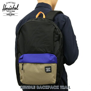 �n�[�V�F�� �o�b�N�p�b�N ���K�̔��X Herschel Supply �n�[�V�F���T�v���C �����b�N�T�b�N �o�b�O RUNDLE BACKPACK TRAIL 10298-01628-OS BLACK/BRINDLE/SURF THE WEB 24.5L
