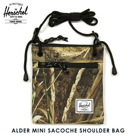 ハーシェル バッグ 正規販売店 Herschel Supply ハーシェルサプライ 鞄 ショルダーバッグ サコッシュ ALDER MINI SACOCHE SHOULDER BAG MN-04-RTR REAL TREE
