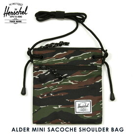 ハーシェル バッグ 正規販売店 Herschel Supply ハーシェルサプライ 鞄 ショルダーバッグ サコッシュ ALDER MINI SACOCHE SHOULDER BAG MN-05-TCM TIGER CAMO