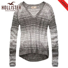 ホリスター セーター レディース 正規品 HOLLISTER Vネックセーター Pacific V Neck Sweater GREY D25S35 父の日 プレゼント ラッピング