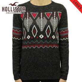 【ポイント10倍 6/1 0:00～6/1 23:59】 ホリスター セーター レディース 正規品 HOLLISTER Textured-Stitch Crew Sweater 350-507-057 父の日 プレゼント ラッピング