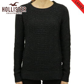 ホリスター セーター レディース 正規品 HOLLISTER Textured-Stitch Crew Sweater 350-507-0575-900 D20S30