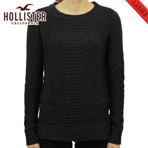 �z���X�^�[ �Z�[�^�[ ���f�B�[�X ���K�i HOLLISTER Textured-Stitch Crew Sweater 350-507-0575-900 D20S30 �o�����^�C�� �v���[���g ���b�s���O