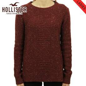 【ポイント10倍 6/4 20:00～6/11 1:59】 ホリスター セーター レディース 正規品 HOLLISTER Textured-Stitch Crew Sweater 350-507-0575-520 D20S30 父の日 プレゼント ラッピング