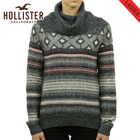 30%OFFクーポンセール 【利用期間 4/24 20:00～4/27 9:59】 ホリスター セーター レディース 正規品 HOLLISTER Patterned Cowl Neck Sweater 350-507-0558-116 D20S30
