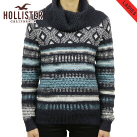 30%OFFクーポンセール 【利用期間 6/1 0:00～6/1 23:59】 ホリスター セーター レディース 正規品 HOLLISTER Patterned Cowl Neck Sweater 350-507-0558 父の日 プレゼント ラッピング