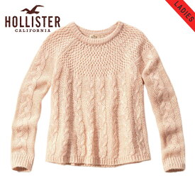 40%OFFセール 【販売期間 6/4 20:00～6/11 1:59】 ホリスター セーター レディース 正規品 HOLLISTER Cable Swing Sweater 350-507-0573-600 D20S30 父の日 プレゼント ラッピング