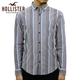 ホリスター HOLLISTER 正規品 メンズ ボタンダウン スリムフィット 長袖シャツ Stretch Poplin Slim Fit Shirt 325259-2128-254