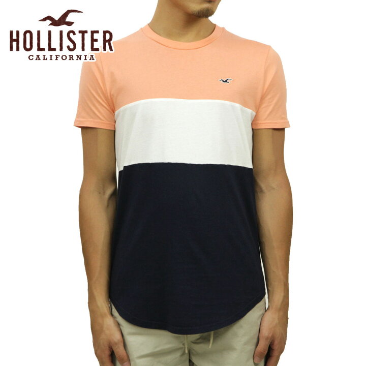 楽天市場 5 Offクーポンセール 利用期間 8 4 00 8 11 1 59 ホリスター Tシャツ メンズ 正規品 Hollister 半袖 Tシャツ クルーネックtシャツ カーブヘム Colorblock Curved Hem T Shirt 324 368 0646 600 ブランド品セレクトショップ Mixon